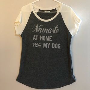 Maurice’s “Namaste At Home with My Dog” T-Shirt